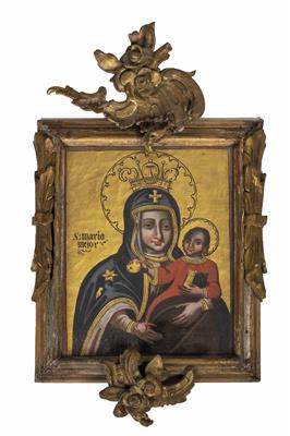 Ikonenartiges Gnadenbild, wohl 18. Jahrhundert - Asta di pasqua