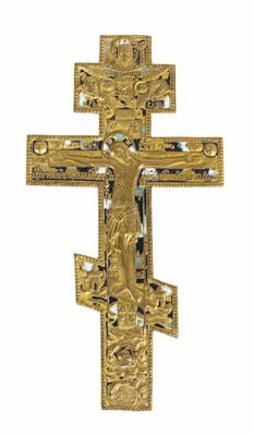 Orthodoxes Kreuz, Russisch, 19. Jahrhundert - Easter Auction