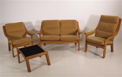 Vierteilige Sitzgruppe, Poul Jeppesen, Dänemark, 1960er-Jahre - Asta estiva