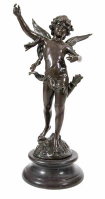 'Amor' nach Auguste Moreau (1834-1917), Paris, um 1900 - Christmas auction - Silver, glass, porcelain, graphics, militaria, carpets