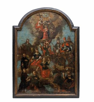 Andachtsbild, Alpenländisch, um 1700 - Asta di Natale - Argenti, vetri, porcellane, incisione, militaria, tappeti