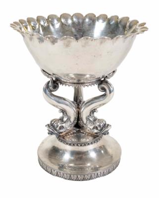 Tafelaufsatz, teilweise aus Teilen des 19. Jahrhunderts - Christmas auction - Silver, glass, porcelain, graphics, militaria, carpets