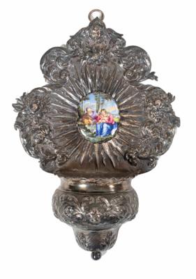 Weihwasserkessel, Augsburg, um 1680/90 - Christmas auction - Silver, glass, porcelain, graphics, militaria, carpets