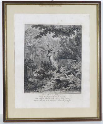 Johann Elias Ridinger - Vánoční aukce - Stříbro, sklo, porcelán, Moderní umění grafika, koberce
