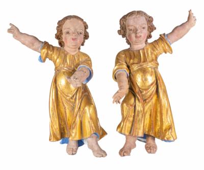 Paar Altarengel, Alpenländisch, Mitte 17. Jahrhundert - Velikonoční aukce