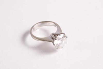 Solitärring ca. 3,05 ct - Asta estiva