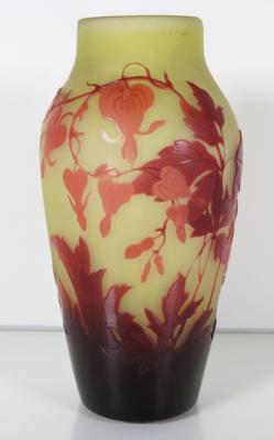 Vase mit tränendem Herz, Emile Gallé, Nancy, um 1910/20 - Asta estiva