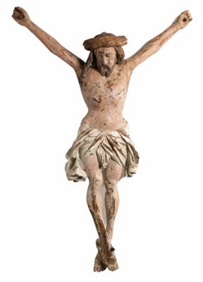 Spätgotischer Corpus Christi, Alpenländisch, wohl Tirol um 1500 - Vánoční aukce