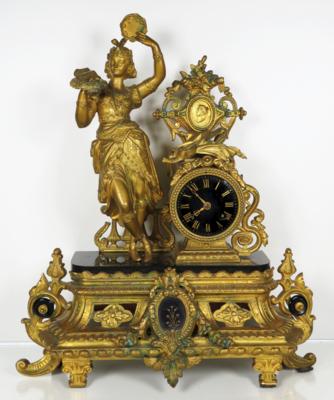 Französische Kaminuhr um 1880 - Advent Auction