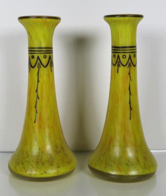 Paar Vasen, Legras  &  Cie, St. Denis, um 1920 - Adventauktion