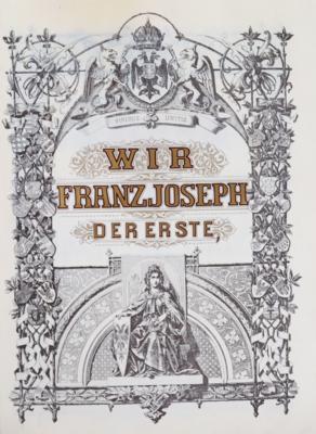 Adelsbrief Kaiser Franz Joseph - Asta di Pasqua