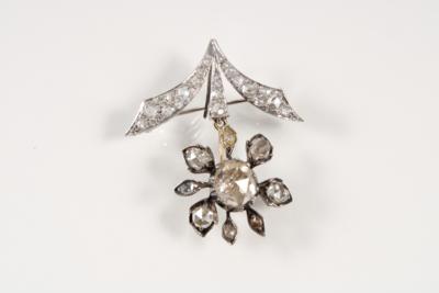 Diamantrauten Brosche "Blume" - Easter Auction