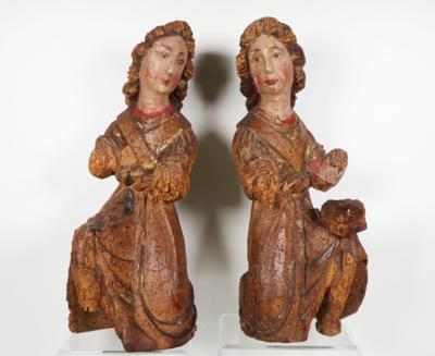 Paar Renaissanceengel Südtirol/Oberitalien um 1600 - Easter Auction