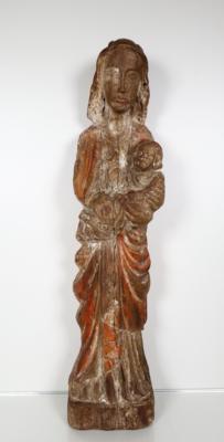 Wallfahrtsmadonna, wohl 17./Anfang 18. Jahrhundert - Easter Auction