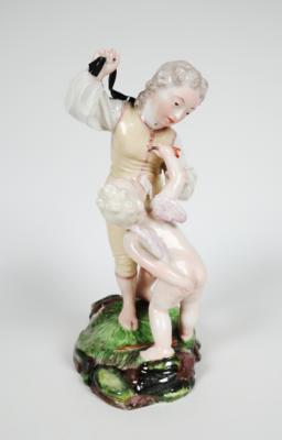 Figurengruppe "Der geprügelte Cupido", Modell von Johann Peter Melchior um 1775, Höchst, vor 1796 - LETNÍ AUKCE