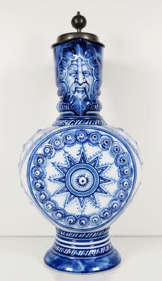 Bartmannkrug in Wästerwälder Manier, KPM-Berlin, Ende 19. Jahrhundert - Porcelán, sklo a sběratelské předměty
