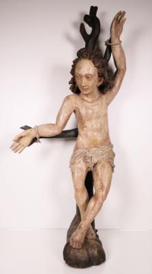 Hl. Sebastian, im Barockstil, wohl 19. Jahrhundert - Porcellana, vetro e oggetti da collezione