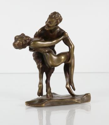 Wiener Bronze - Satyr entführt Jungfer - Porcelán, sklo a sběratelské předměty