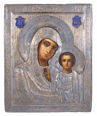 Russische Ikone, Anfang 20. Jahrhundert - Porcelán, sklo a sběratelské předměty