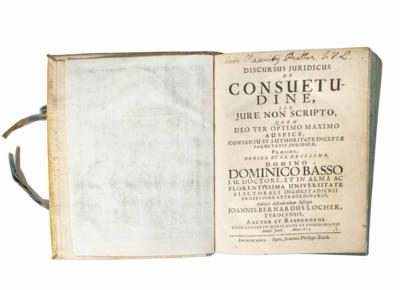Sammelband mit 19 barocken juridischen Dissertationen - Porcellana, vetro e oggetti da collezione