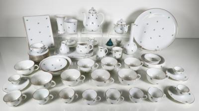 Tee- und Mokkaserviceteile, Augarten, Wien, 2. Hälfte 20. Jahrhundert - Porcelain, glass and collectibles