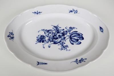 Ovale Platte, Meissen, um 1860 - Porzellan, Glas und Sammelgegenstände