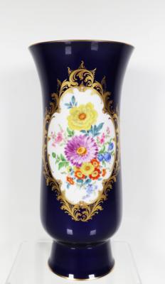 Kobalt-Vase, Meissen, 1969 - Porcelán, sklo a sběratelské předměty