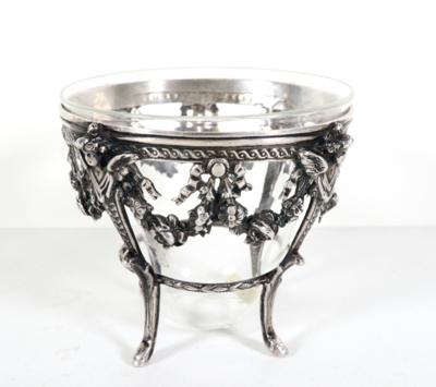 Neoklassizistische Konfekt- oder Aufsatzschale, Gebrüder Dingeldein, Hanau um 1900 - Silver