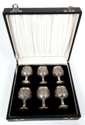 Sechs kleine Silberpokale, Anfang 20. Jahrhundert - SILBER