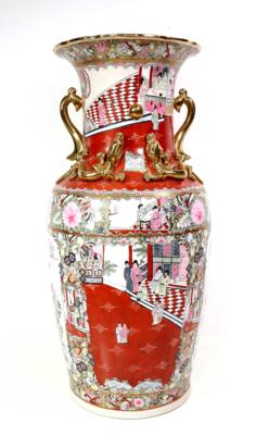 Große Bodenvase, China, 20. Jahrhundert - Porcelain, glass and collectibles