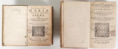 Zwei barocke Bücher in lateinischer Sprache: - Porcelain, glass and collectibles