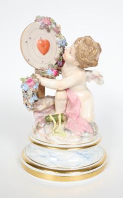 Amor als Sieger, Entwurf Heinrich Schwabe 1877-80, Meissen, vor 1924 - Porcelán, sklo a sběratelské předměty