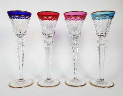 4 Saint-Louis Weingläser "Excellence", Cristalleries de Saint-Louis, Frankreich - Porcelán, sklo a sběratelské předměty