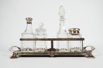 Jugendstil Silber Menage um 1900 - Porzellan, Glas und Sammelgegenstände