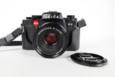 Leica R4, Objektiv Summicron-R 1:2/50 - Porcellana, vetro e oggetti da collezione