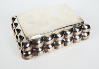 Silber Zigarrenbox, Fa. Alexander Sturm, Wien, 20. Jahrhundert - Porcelain, glass and collectibles