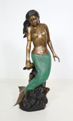 Brunnenfigur "Nixe" - Porcelain, glass and collectibles