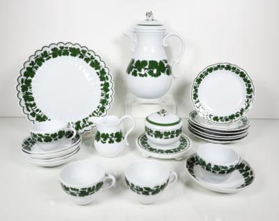 Kaffeeserviceteile, Meissen, 1. Hälfte 20. Jahrhundert - Porcelán, sklo a sběratelské předměty