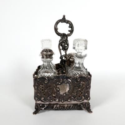 Wiener Silber Huiliere oder Menage um 1900 - Porzellan, Glas und Sammelgegenstände