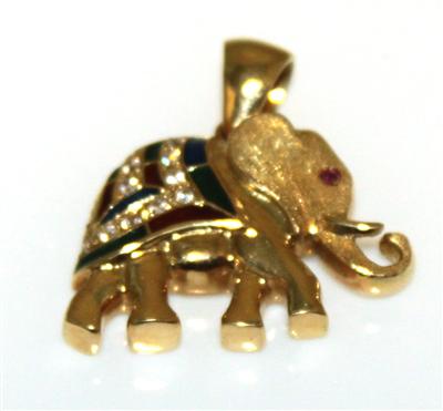 Anhänger "Elefant" - Antiques, art and jewellery