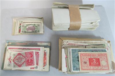 Konvolut Banknoten und Notgeld - Kunst, Antiquitäten und Schmuck