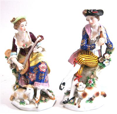 Porzellanfigurenpaar - Um?ní, starožitnosti, šperky