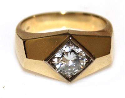 Brillantsolitärring, 1,04 ct - Kunst, Antiquitäten und Schmuck