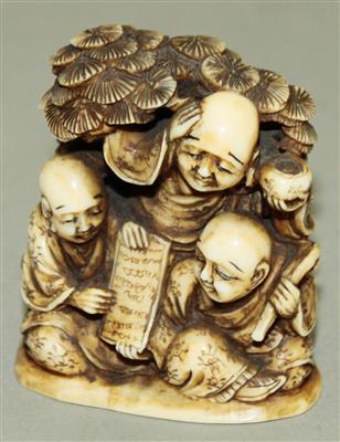 Japanische Figurengruppe - Arte, antiquariato e gioielli