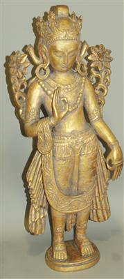 Holzskulptur "Bodhisattva" - Umění, starožitnosti, šperky