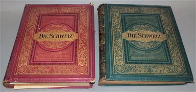 2 Bände "Die Schweiz" - Arte, antiquariato e gioielli