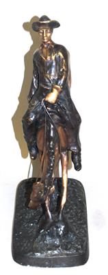 Bronzefigur "Rodeoreiter" - Umění, starožitnosti, šperky