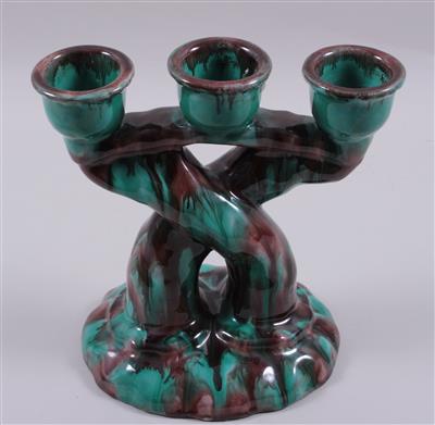 Keramikkerzenleuchter, 3-flammig - Arte, antiquariato e gioielli