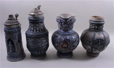 4 Keramikkrüge - Umění, starožitnosti, šperky