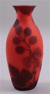 Lötz- Vase mit Hopfen - Kunst, Antiquitäten und Schmuck